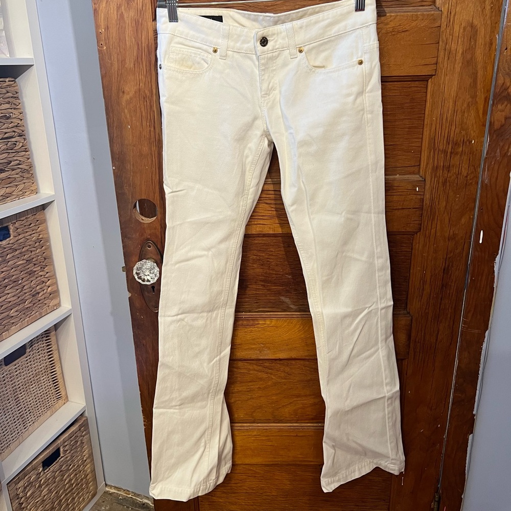 GUCCI white jeans
